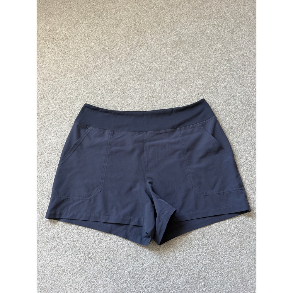 Patagonia Gorpcore Active Shorts Size L Grey Slate Blue Recycled Stretch Fabric